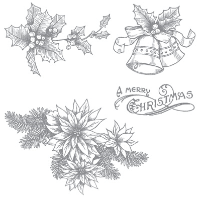Bells 7 Boughs Stamp Set